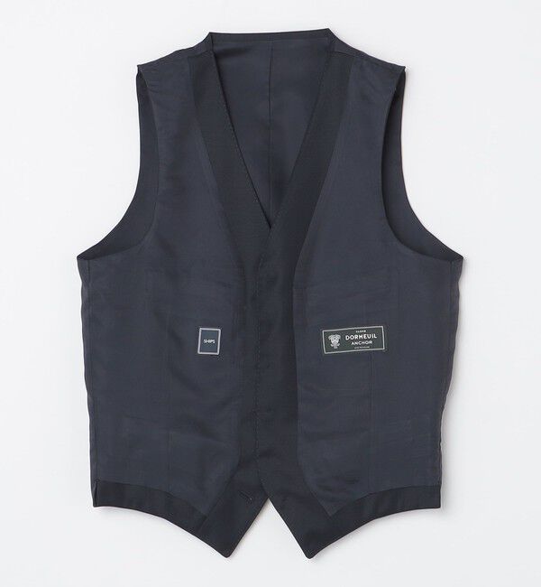 SHIPS「SHIPS: ラグジュアリー ドーメル 無地 ジレ ベスト」|ダウンベスト・ベスト|