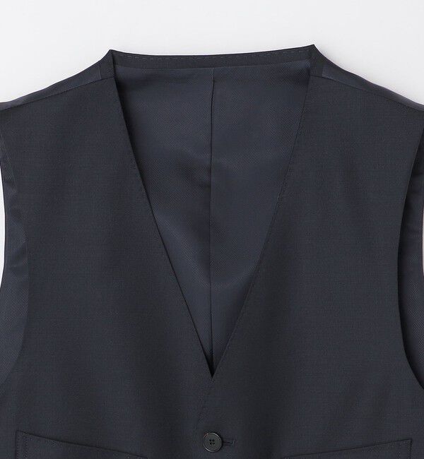 SHIPS「SHIPS: ラグジュアリー ドーメル 無地 ジレ ベスト」|ダウンベスト・ベスト|