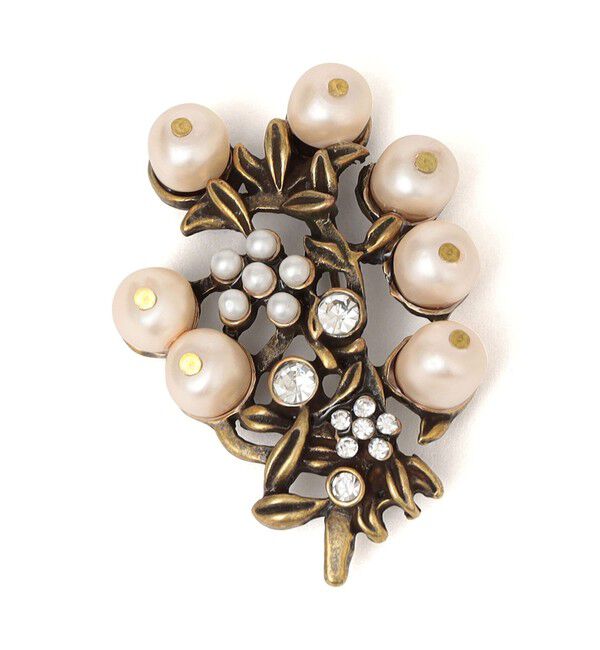SHIPS for women「アンティーク パールモチーフ ブローチ」|ブローチ・コサージュ|