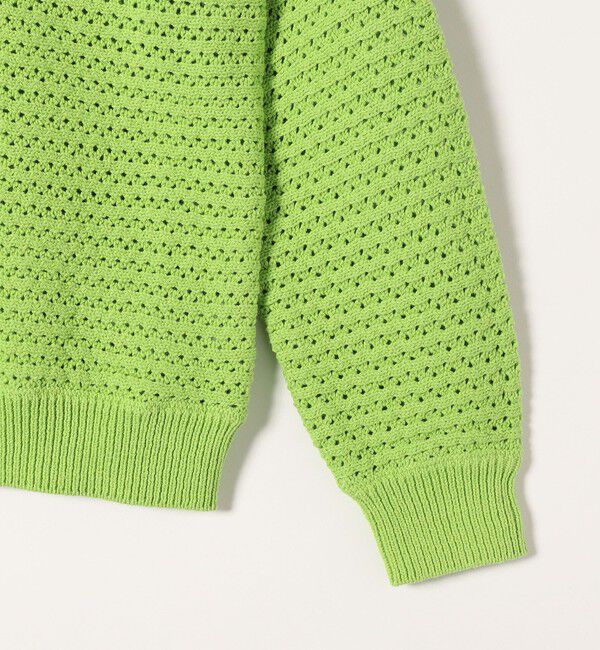 SHIPS any「SHIPS any: メッシュ ルーズ クルーネック ニット プルオーバー」|ニット・セーター|