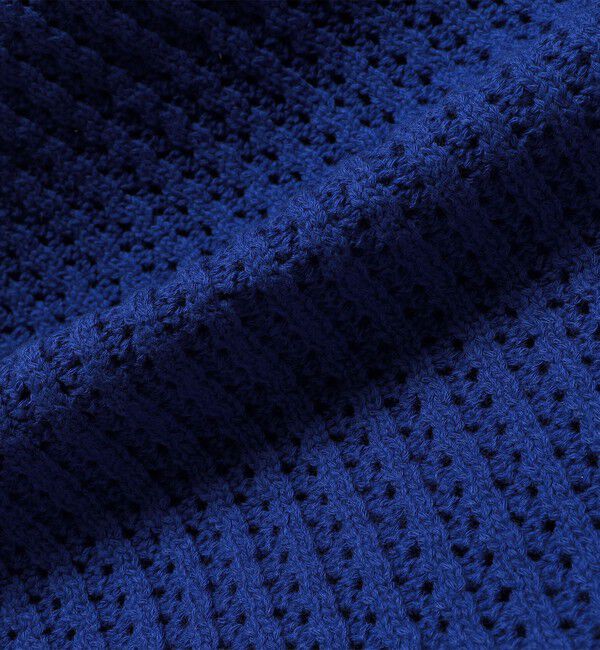 SHIPS any「SHIPS any: メッシュ ルーズ クルーネック ニット プルオーバー」|ニット・セーター|