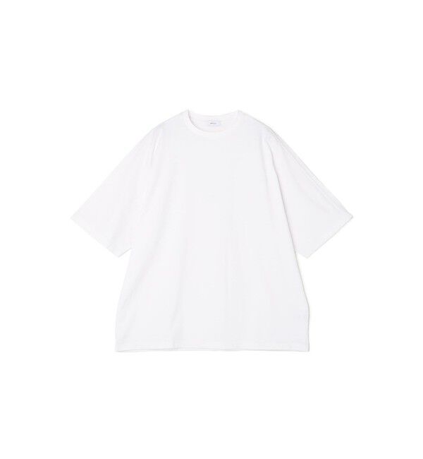 SHIPS any「SHIPS any: バックサイド / スリーブ プリーツ スケアスリーブ ワイド Tシャツ◇」|Tシャツ・カットソー|