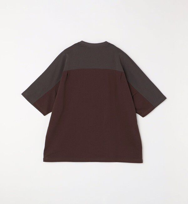SHIPS any「SHIPS any: バックサイド / スリーブ プリーツ スケアスリーブ ワイド Tシャツ◇」|Tシャツ・カットソー|