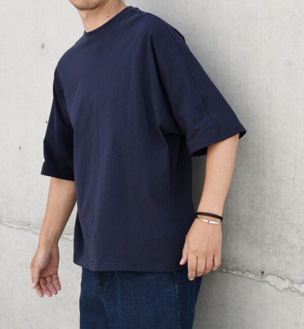 SHIPS any「SHIPS any: バックサイド / スリーブ プリーツ スケアスリーブ ワイド Tシャツ◇」|Tシャツ・カットソー|