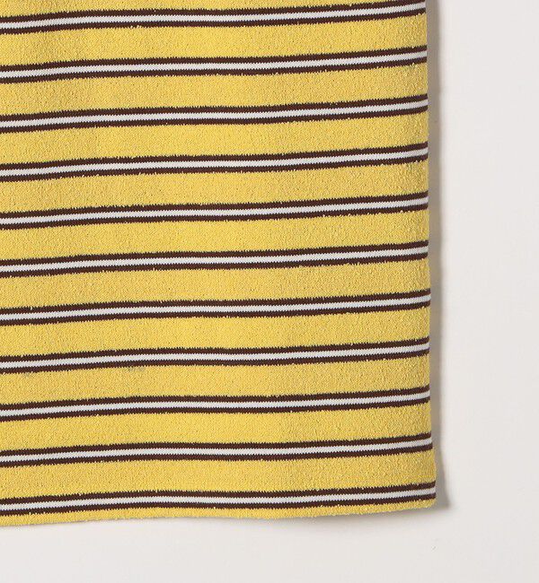 SHIPS any「SHIPS any:〈洗濯機可能〉パイル ボーダー ノースリーブ TEE」|タンクトップ|