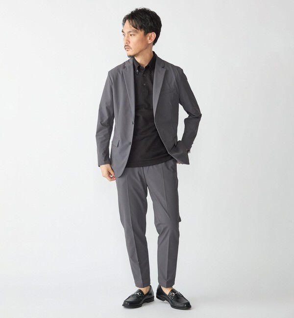 SHIPS「SHIPS:〈手洗い可能〉FELCERA(R) 2ボタン セットアップ」|スーツ|チャコールグレー