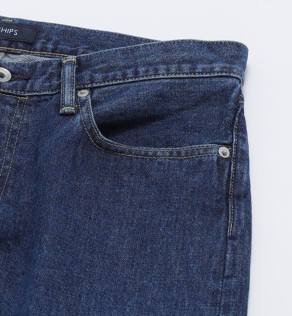 SHIPS「SHIPS: ベーシック 5ポケット ブリーチ デニム パンツ」|デニム|