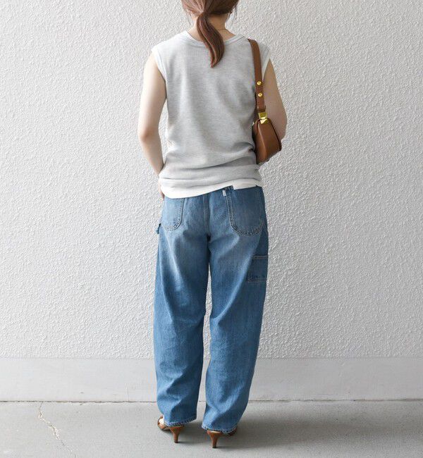 SHIPS any「SHIPS any:〈洗濯機可能〉ワッフル ヘンリーネック 2WAY ノースリーブ TEE」|タンクトップ|