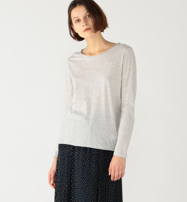 GALERIE VIE「コットン ラウンドネックプルオーバー」|Tシャツ・カットソー|