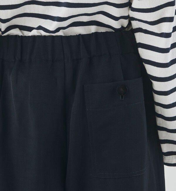 GALERIE VIE「ナイリーギャバジン イージーサイドポケットパンツ」|カーゴ|