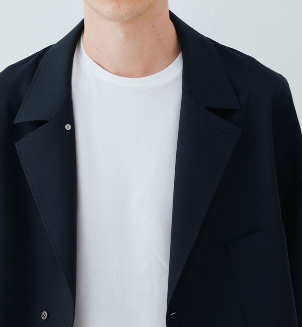 GALERIE VIE「ウォッシャブルギャバ シャツジャケット」|テーラードジャケット|