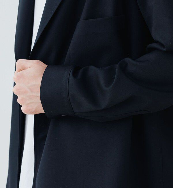 GALERIE VIE「ウォッシャブルギャバ シャツジャケット」|テーラードジャケット|