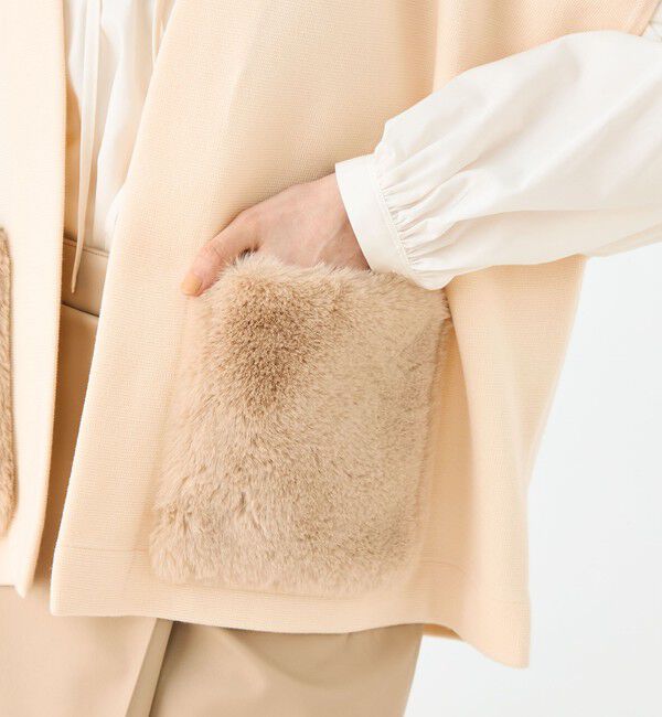 Ballsey「ウールポリエステルミラノリブ ショートスリーブカーディガン」|カーディガン|