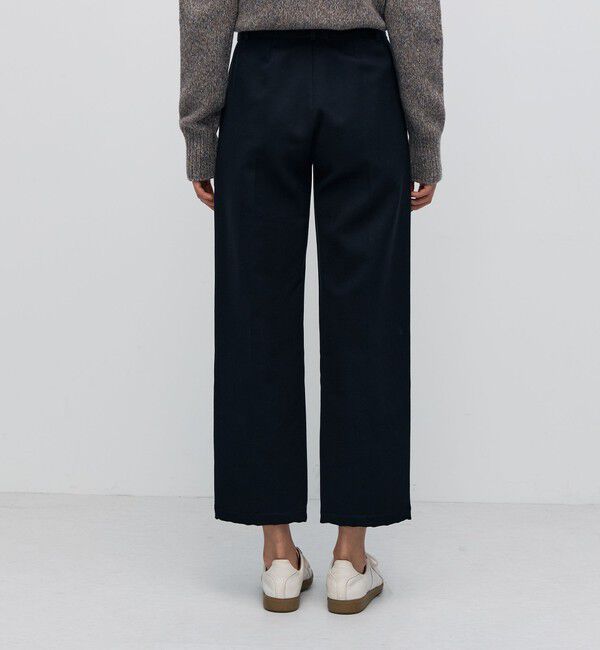 BACCA「コットンウールトリコチン ベルテッドテーパードパンツ」|その他|