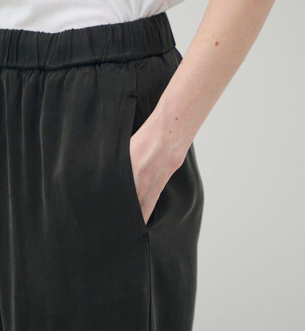 JAMES PERSE「サテンドローストリングワイドレッグパンツ WSWC1117」|その他|