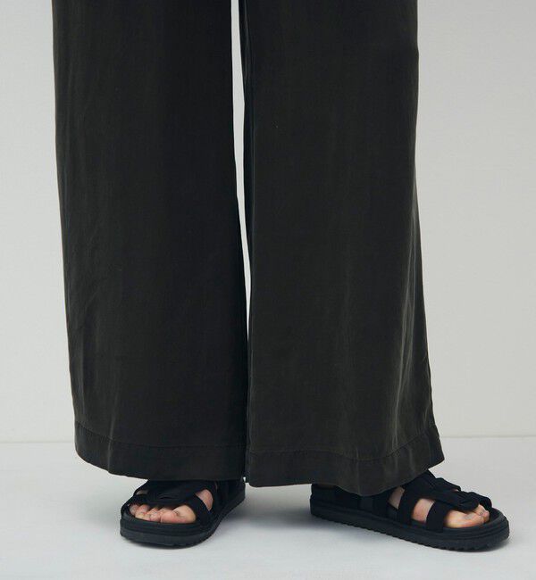 JAMES PERSE「サテンドローストリングワイドレッグパンツ WSWC1117」|その他|