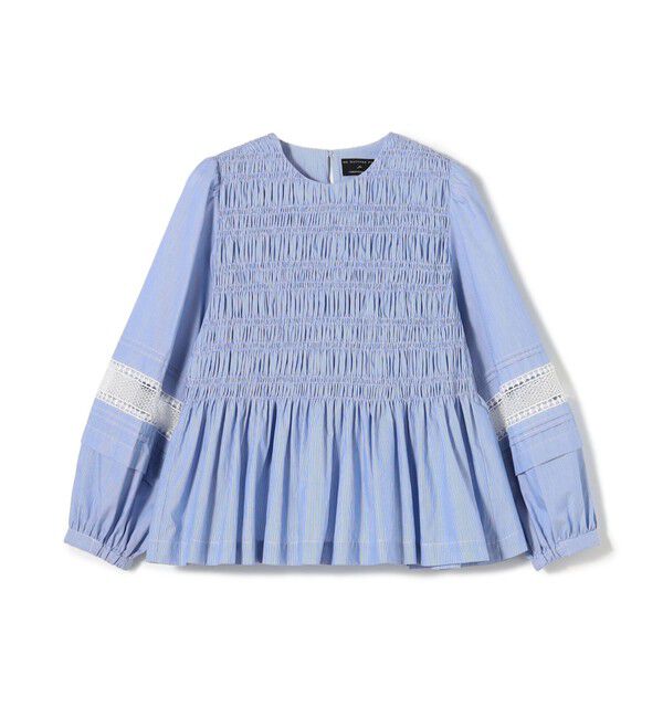 TOMORROWLAND BUYING WEAR「【別注】ne Quittez pas BLACK Gather ブラウス」|シャツ・ブラウス|62 ライトブルー系