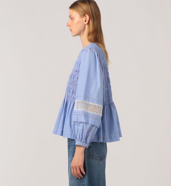 TOMORROWLAND BUYING WEAR「【別注】ne Quittez pas BLACK Gather ブラウス」|シャツ・ブラウス|