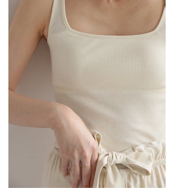 EMILYWEEK「シルクテレコリブブラタンクトップ」|インナー|
