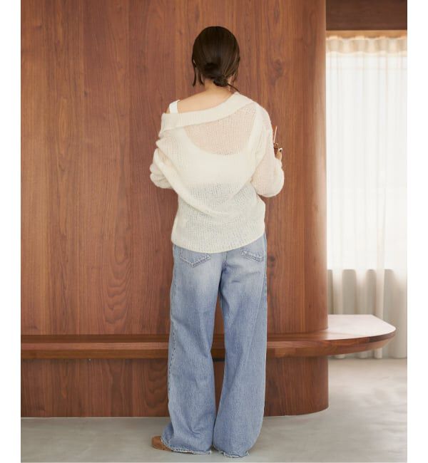 Plage「《WEB限定追加》R&rsquo;IAM WIDE デニム 5」|デニム|