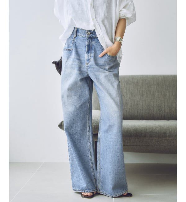 Plage「《WEB限定追加》R&rsquo;IAM WIDE デニム 5」|デニム|