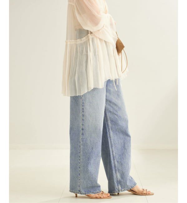 Plage「《WEB限定追加》R&rsquo;IAM WIDE デニム 5」|デニム|