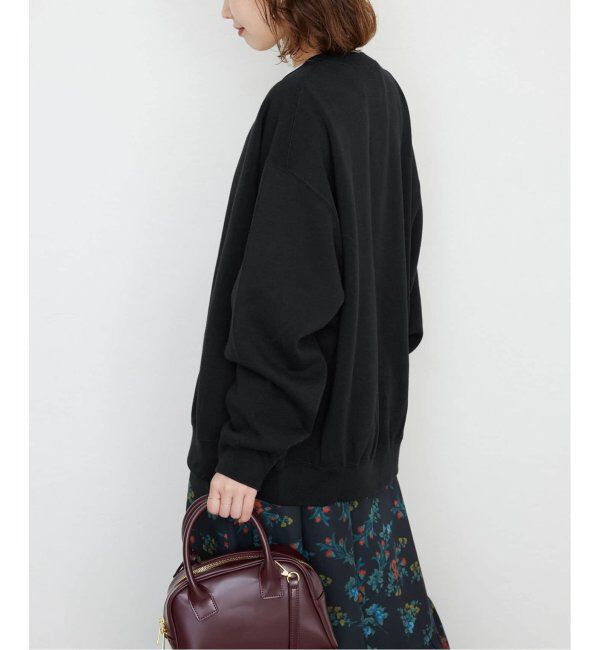 SLOBE IENA「《WEB・一部店舗限定/追加4》ダブルフェイスジャージースナップカーディガン」|カーディガン|