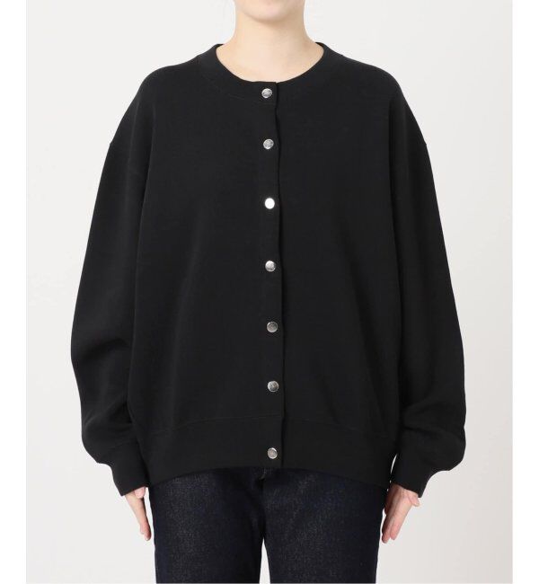 SLOBE IENA「《WEB・一部店舗限定/追加4》ダブルフェイスジャージースナップカーディガン」|カーディガン|