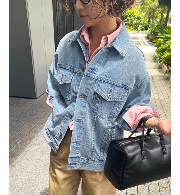 SLOBE IENA「LE DENIM BIG TRUCKERジャケット」|デニムジャケット|