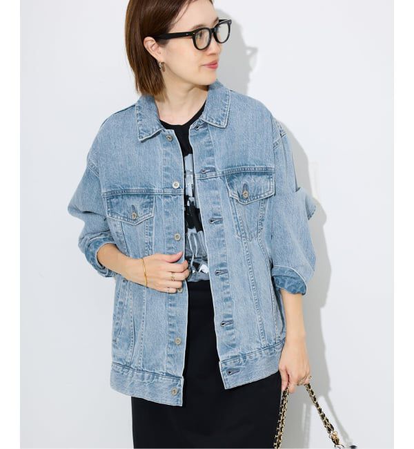 SLOBE IENA「LE DENIM BIG TRUCKERジャケット」|デニムジャケット|