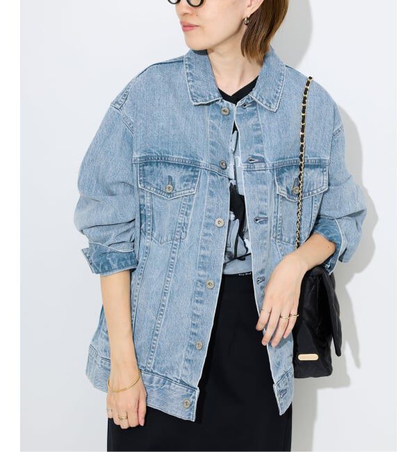 SLOBE IENA「LE DENIM BIG TRUCKERジャケット」|デニムジャケット|