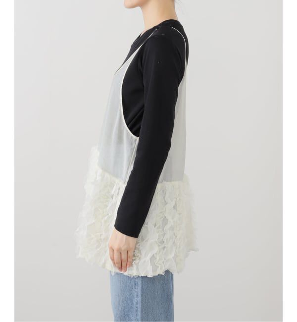 IENA LA BOUCLE「IENA LA BOUCLE フリルチュニック」|チュニック|