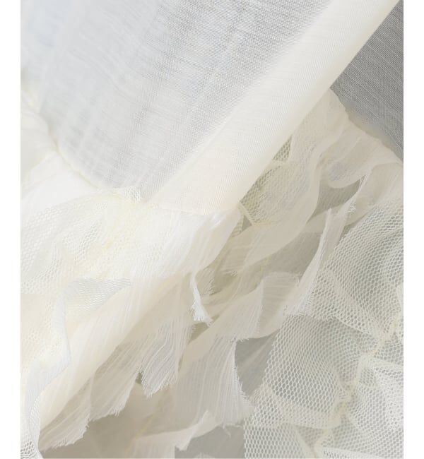 IENA LA BOUCLE「IENA LA BOUCLE フリルチュニック」|チュニック|