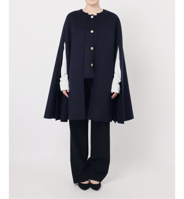 VERMEIL par iena「リバーマント」|ポンチョ・ケープ|