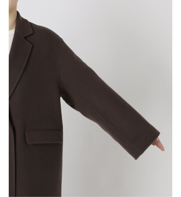 SLOBE IENA「《WEB限定/追加2》souple woolダブルフェイスチェスターコート」|チェスターコート|