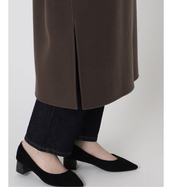 SLOBE IENA「《WEB限定/追加2》souple woolダブルフェイスチェスターコート」|チェスターコート|