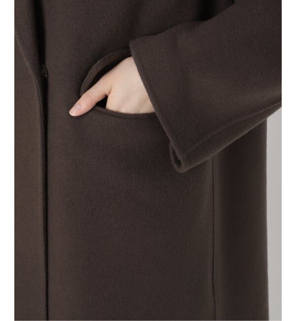 SLOBE IENA「《WEB限定/追加2》souple woolダブルフェイスチェスターコート」|チェスターコート|