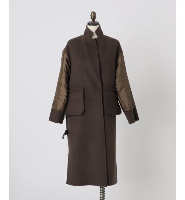 SLOBE IENA「《WEB限定/追加2》souple woolダブルフェイスチェスターコート」|チェスターコート|