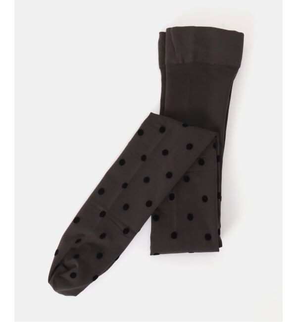 IENA「Pierre Mantoux/ピエールマントゥー Dot Tights タイツ 822530」|タイツ・ストッキング|ブラウン