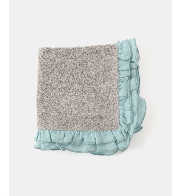 IENA「BORGO DELLE TOVAGLIE/ボルゴ デレ トヴァー LAVETTE ハンカチ」|ハンカチ|サックスブルー B