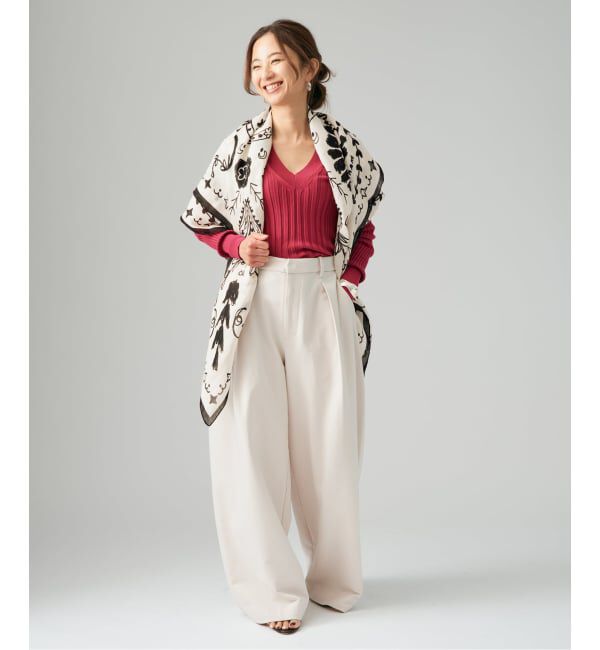 VERMEIL par iena「manipuri マニプリ インドストール ボヘミアンバンダナ 0161333003」|ストール|