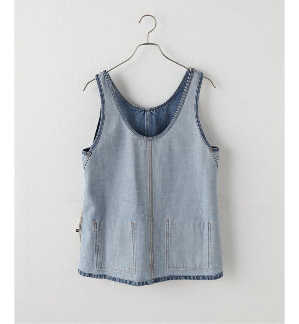IENA LA BOUCLE「CHRISTIAN WIJNANTS/クリスチャンワイナンツ CW TRALOS DENIM TOPS 8649  BLUE DEN」|タンクトップ|