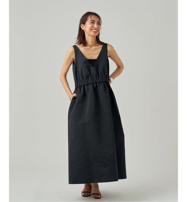 VERMEIL par iena「SAQUI サキ Taffeta Jumper ドレス 26SS09」|ワンピース|