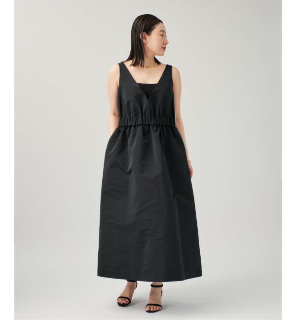 VERMEIL par iena「SAQUI サキ Taffeta Jumper ドレス 26SS09」|ワンピース|