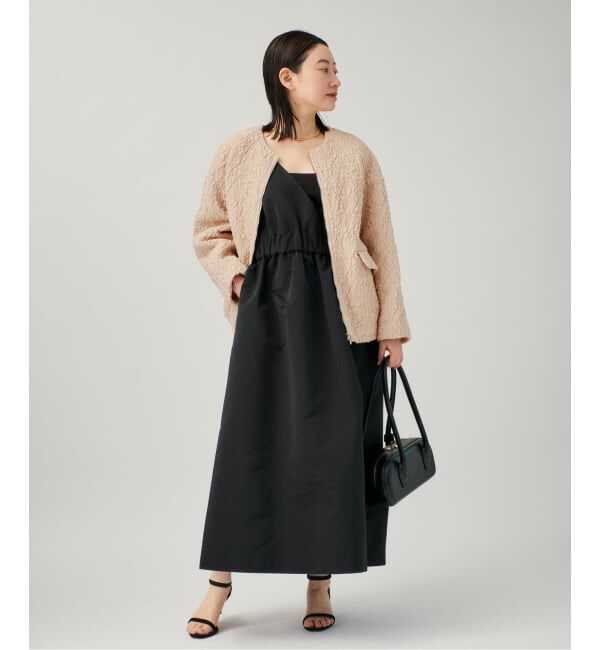 VERMEIL par iena「SAQUI サキ Taffeta Jumper ドレス 26SS09」|ワンピース|