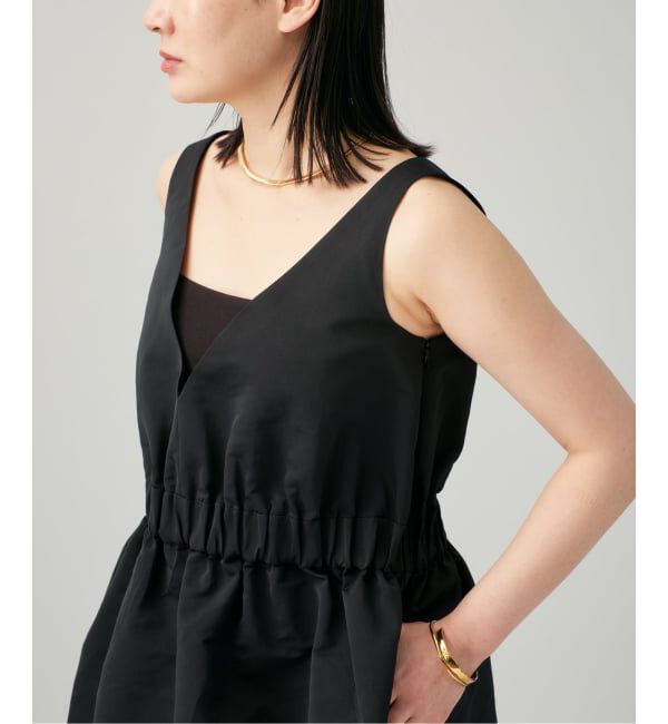 VERMEIL par iena「SAQUI サキ Taffeta Jumper ドレス 26SS09」|ワンピース|