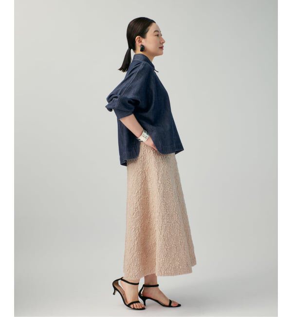 VERMEIL par iena「SAQUI サキ Matelasse Frared スカート 26SS20」|スカート|