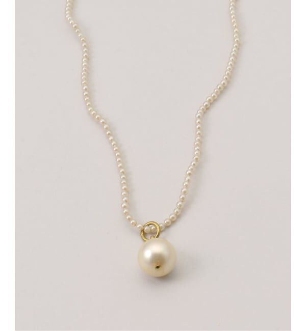 IENA LA BOUCLE「monshiro/モンシロ tiny パール ネックレス MNP-160」|ネックレス|ホワイト
