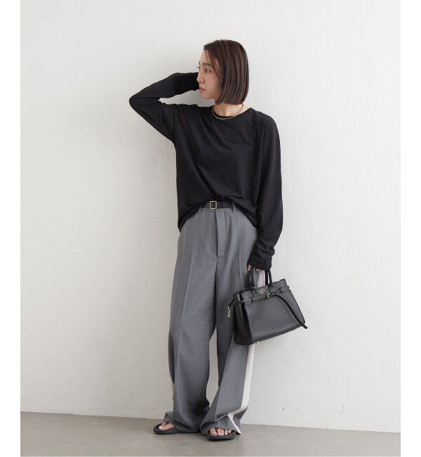 JOURNAL STANDARD「《追加4》クルーネックシアーロングTシャツ」|Tシャツ・カットソー|