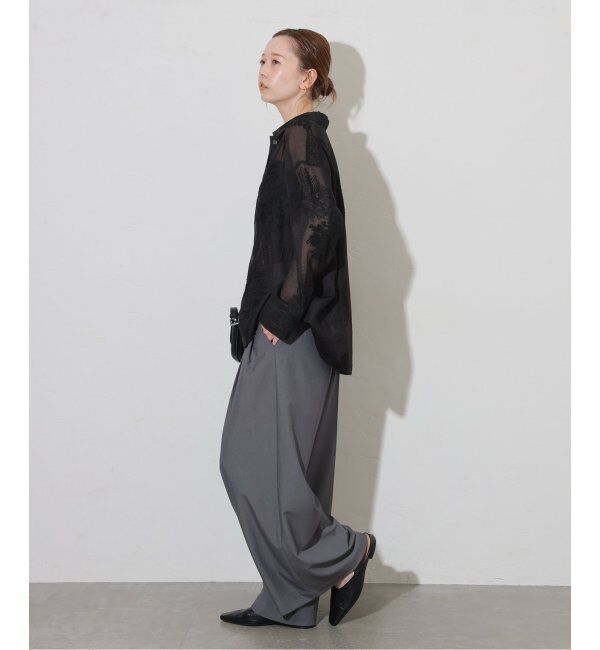 JOURNAL STANDARD「《追加2》シアーレースビッグシャツ」|シャツ・ブラウス|